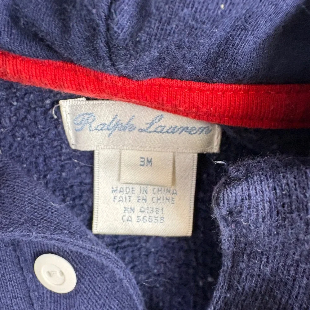 Ralph Lauren Baby Boy Mixed Size 3-12 Month Bundle Lot Shirt Shorts Polo Hoodie
